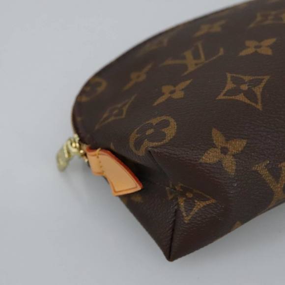LOUIS VUITTON Monogram Pochette Cosmetic PM Cosmetic Pouch M47515 LV Auth ac3372 - Picture 14 of 16